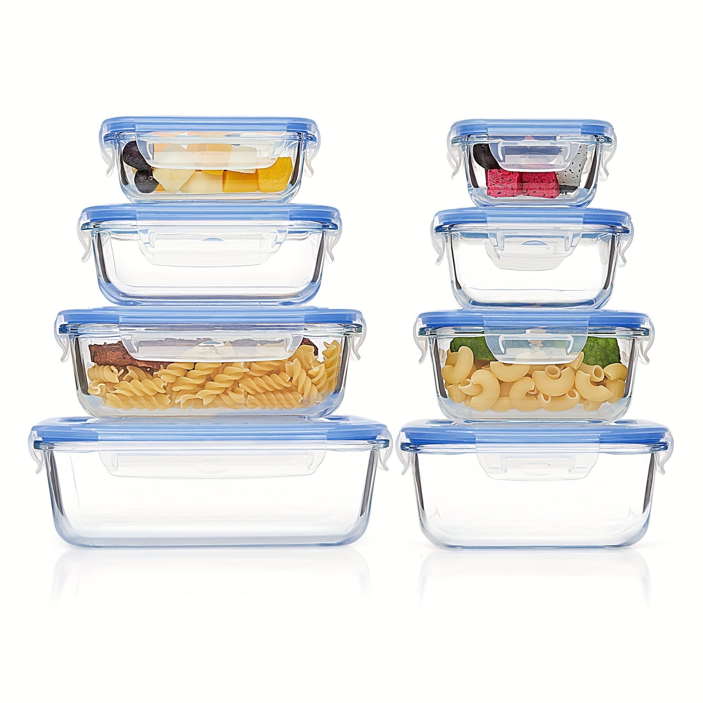 Set De Recipientes Almacenamiento En vidrio.