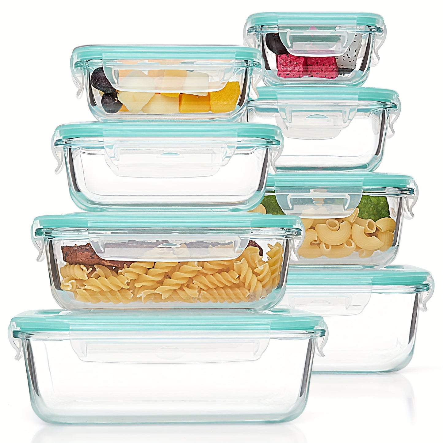 Set De Recipientes Almacenamiento En vidrio.