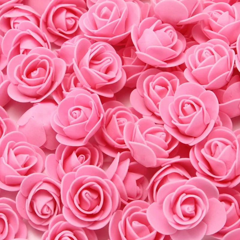 Rosas Artificiales De Espuma.