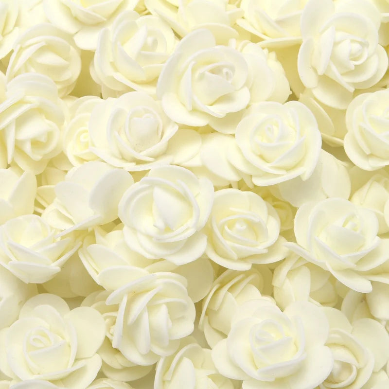 Rosas Artificiales De Espuma.