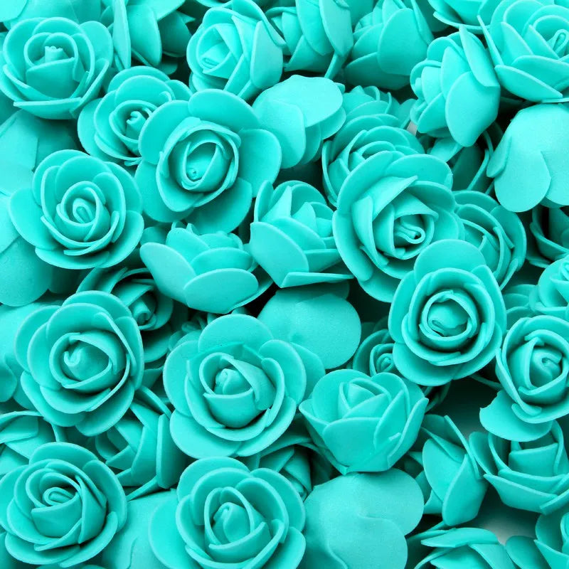 Rosas Artificiales De Espuma.
