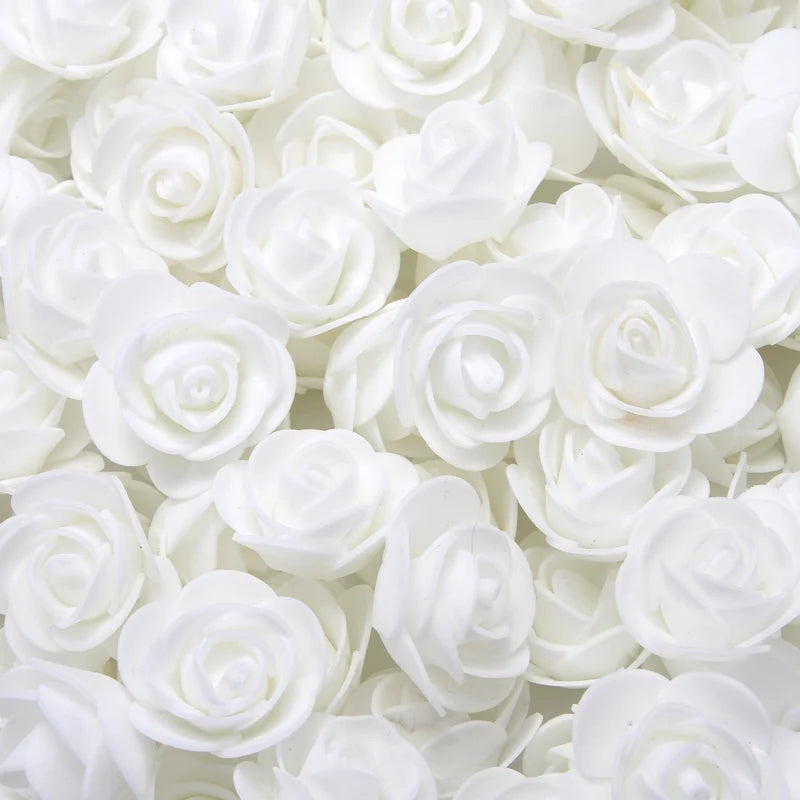 Rosas Artificiales De Espuma.