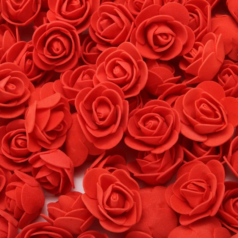 Rosas Artificiales De Espuma.