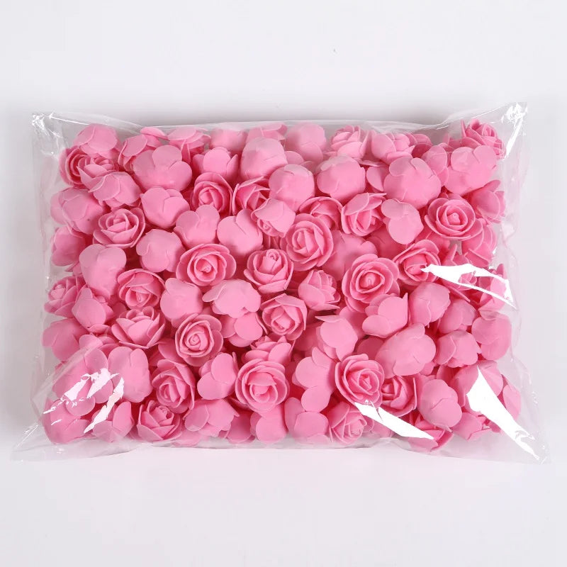 Rosas Artificiales De Espuma.