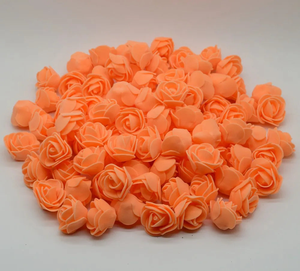 Rosas Artificiales De Espuma.