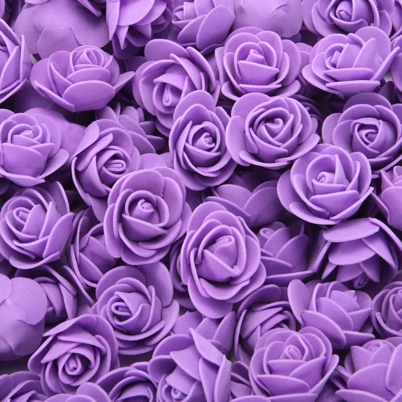 Rosas Artificiales De Espuma.