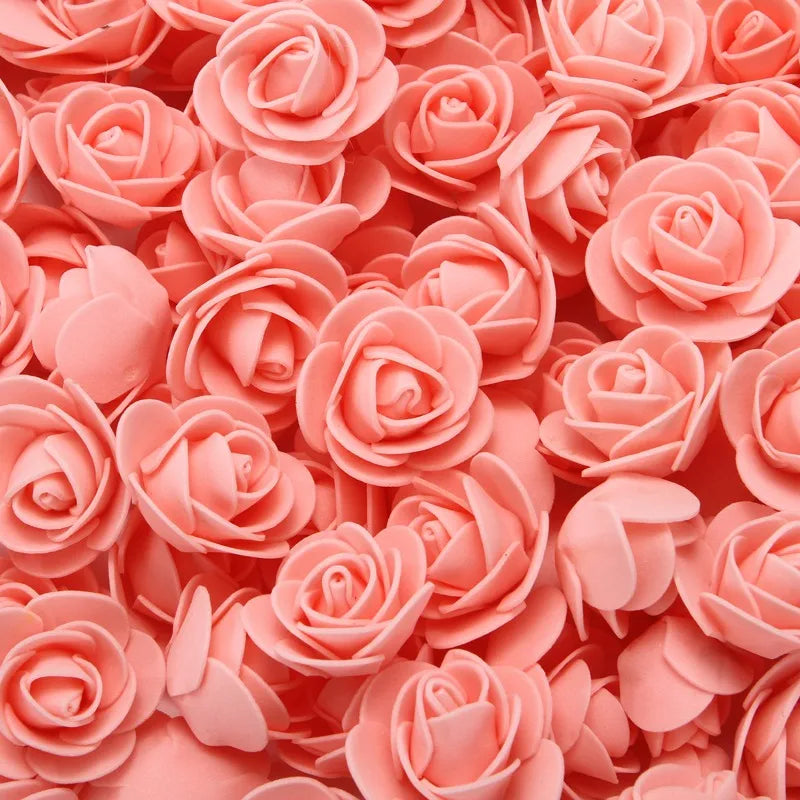 Rosas Artificiales De Espuma.