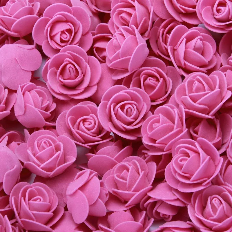 Rosas Artificiales De Espuma.