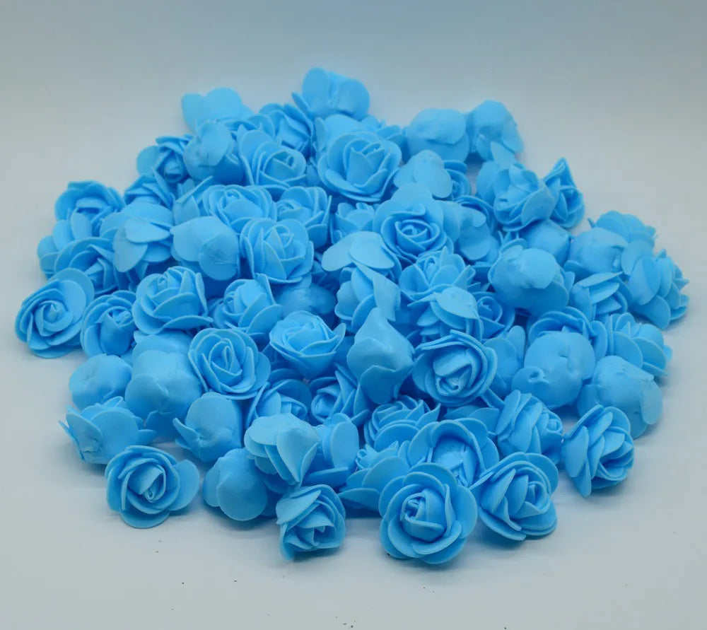 Rosas Artificiales De Espuma.