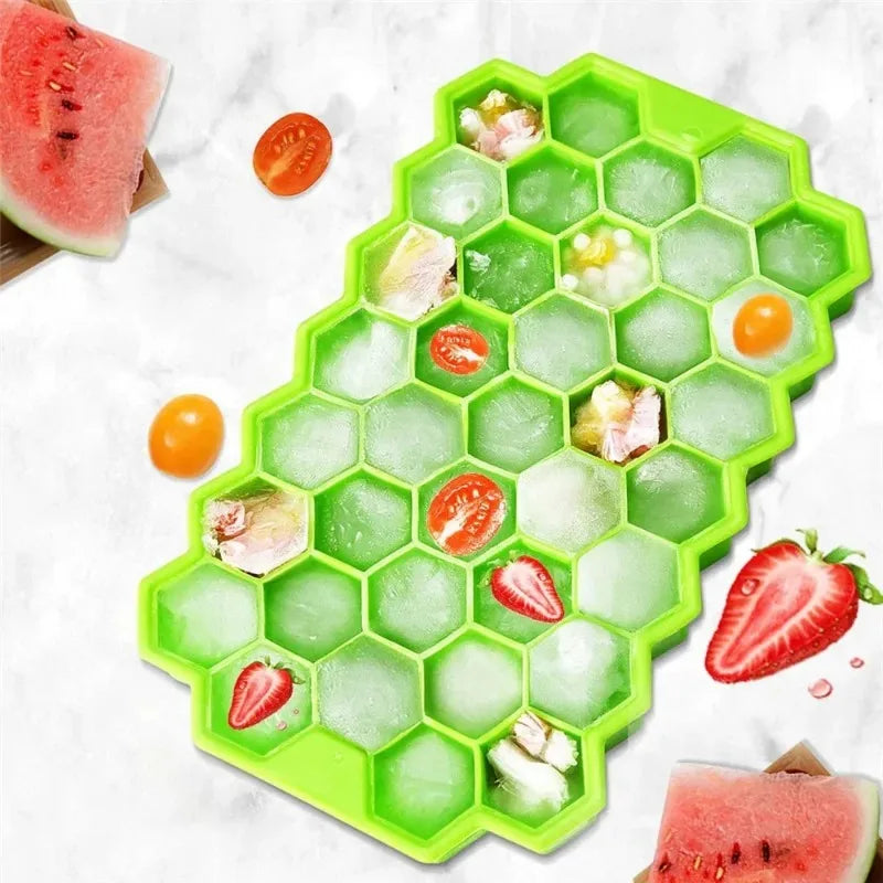 Bandeja Para Hielo Silicona Multifuncional.