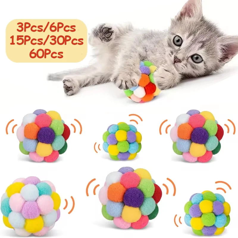 Juguete Para Gatos Bolas Brillantes.