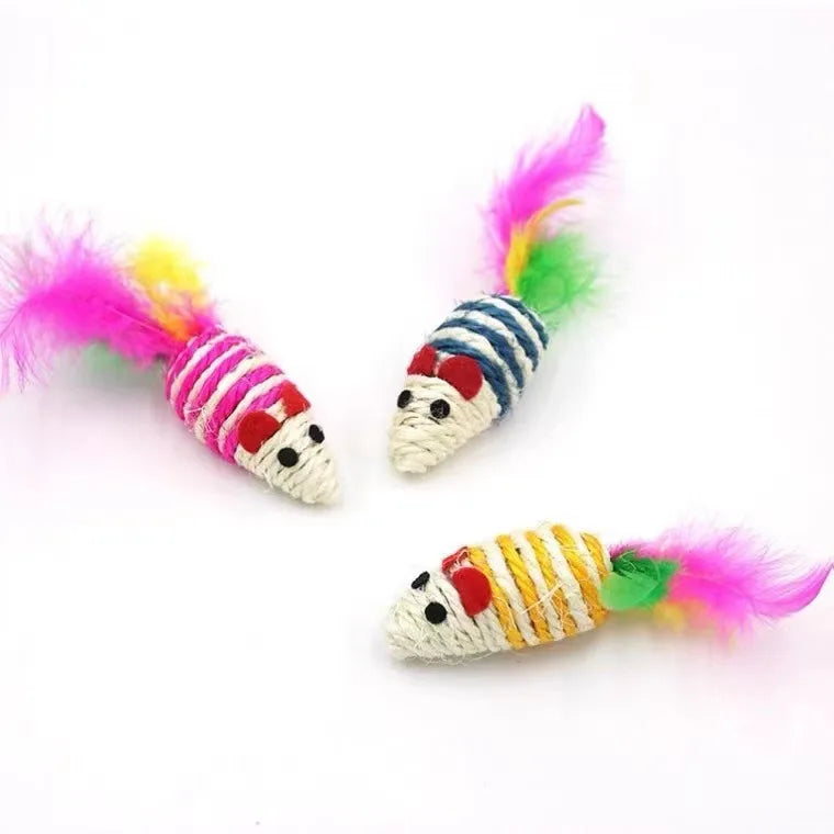 Juguete De Plumas Para Gato.