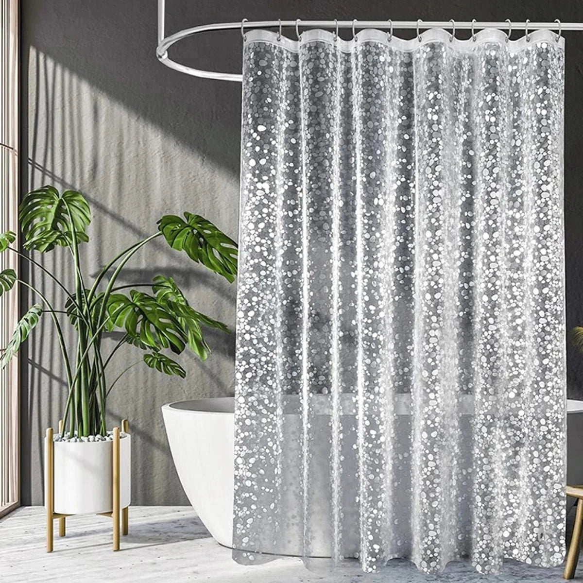Cortina De Baño Impermeable.