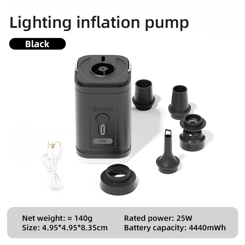 Inflador Portátil Multifuncional.