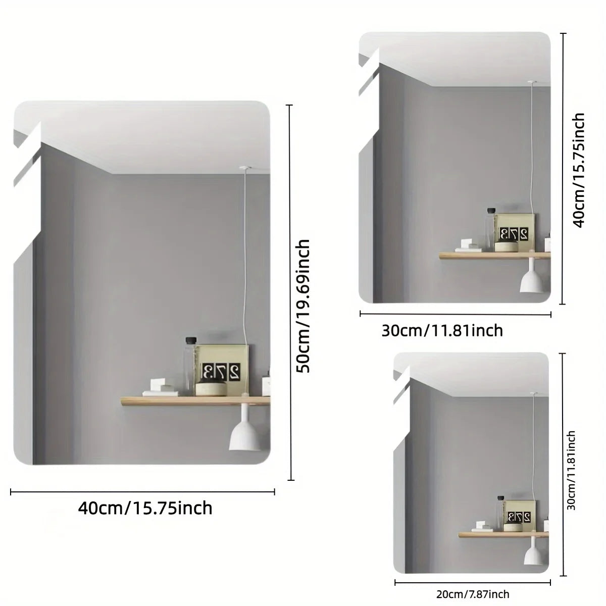 Espejo Acrílico Irrompible Para Baño.