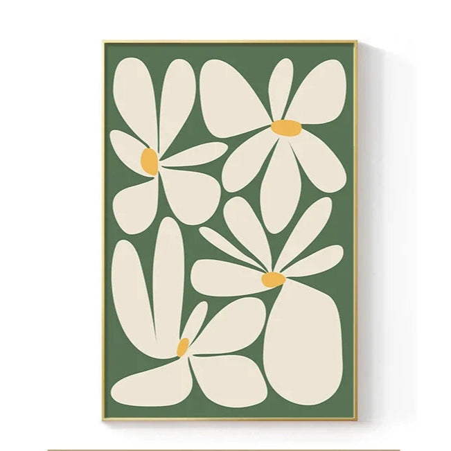 Poster En Lienzo De Flores Clásico.