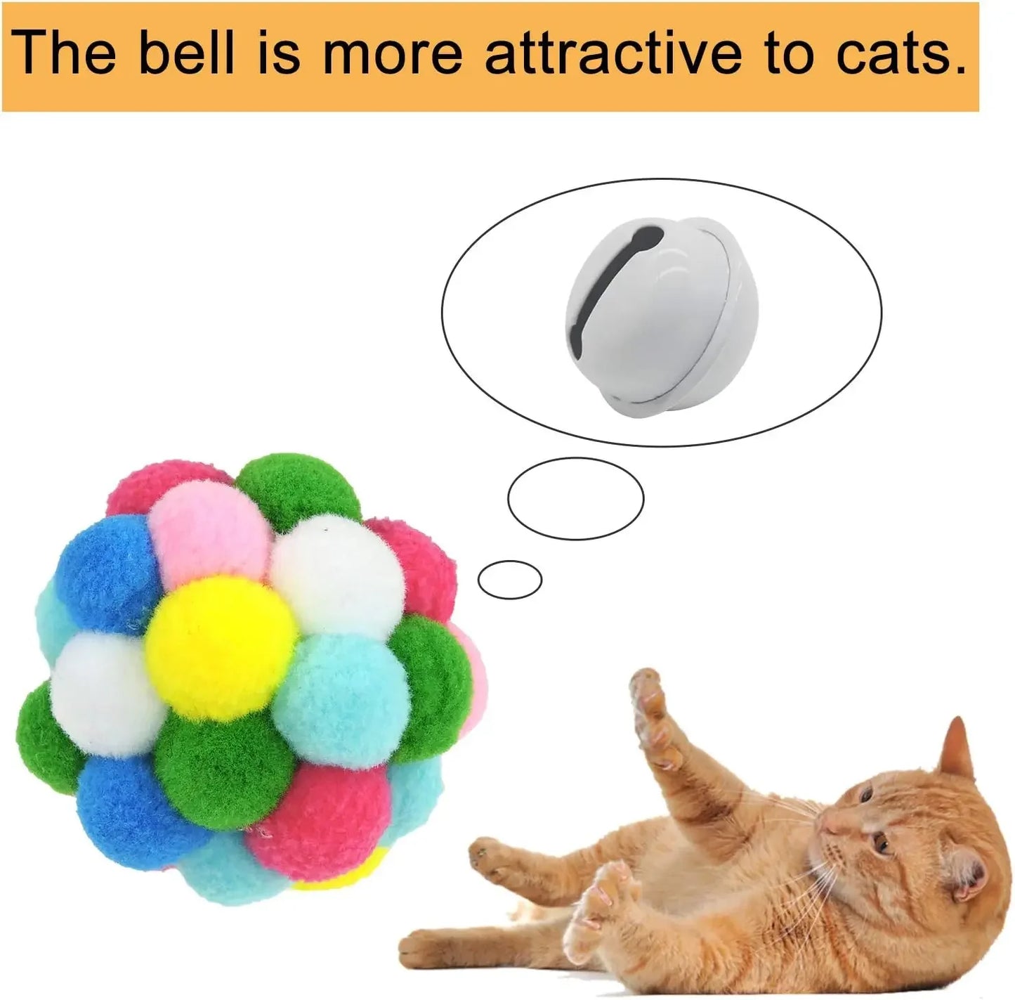 Juguete Para Gatos Bolas Brillantes.