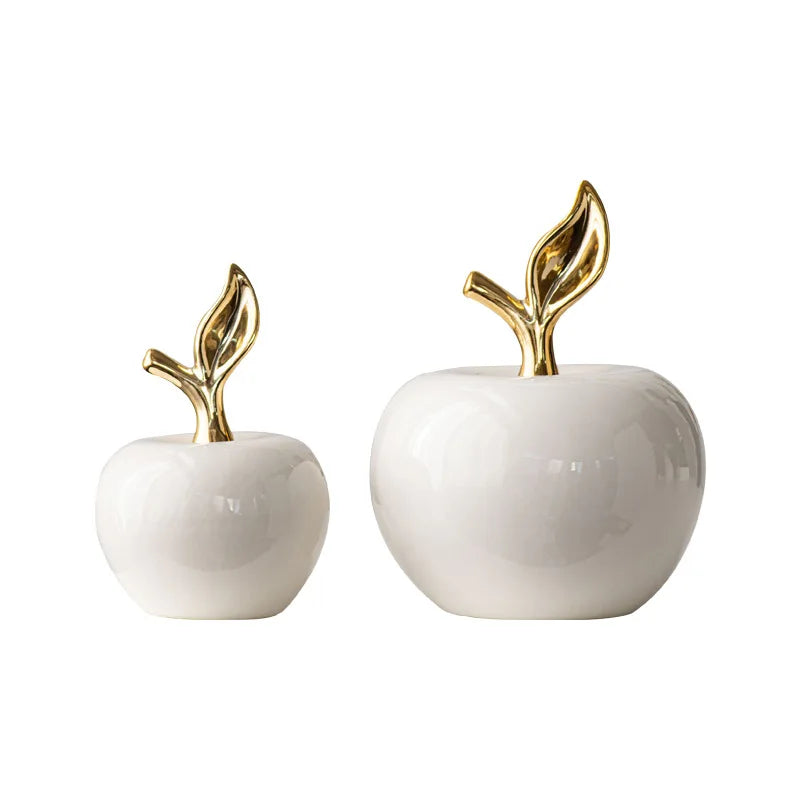 Decoración Manzana Cerámica.