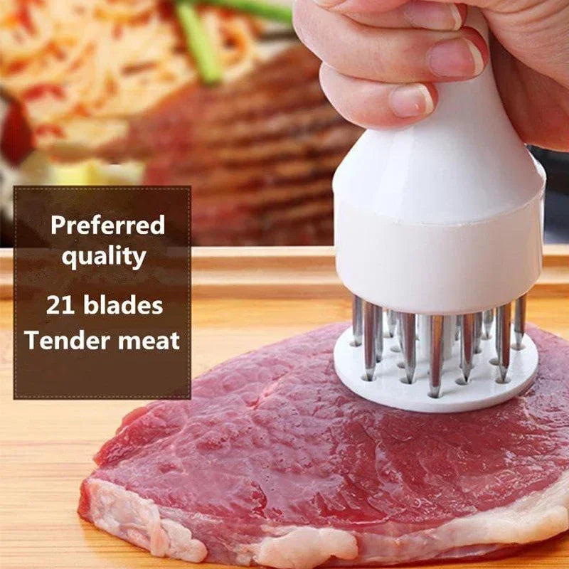 Aguja Para Ablandar Carne De Acero Inoxidable.