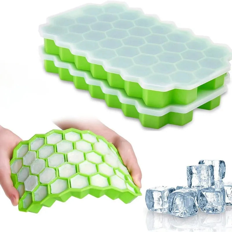 Bandeja Para Hielo Silicona Multifuncional.