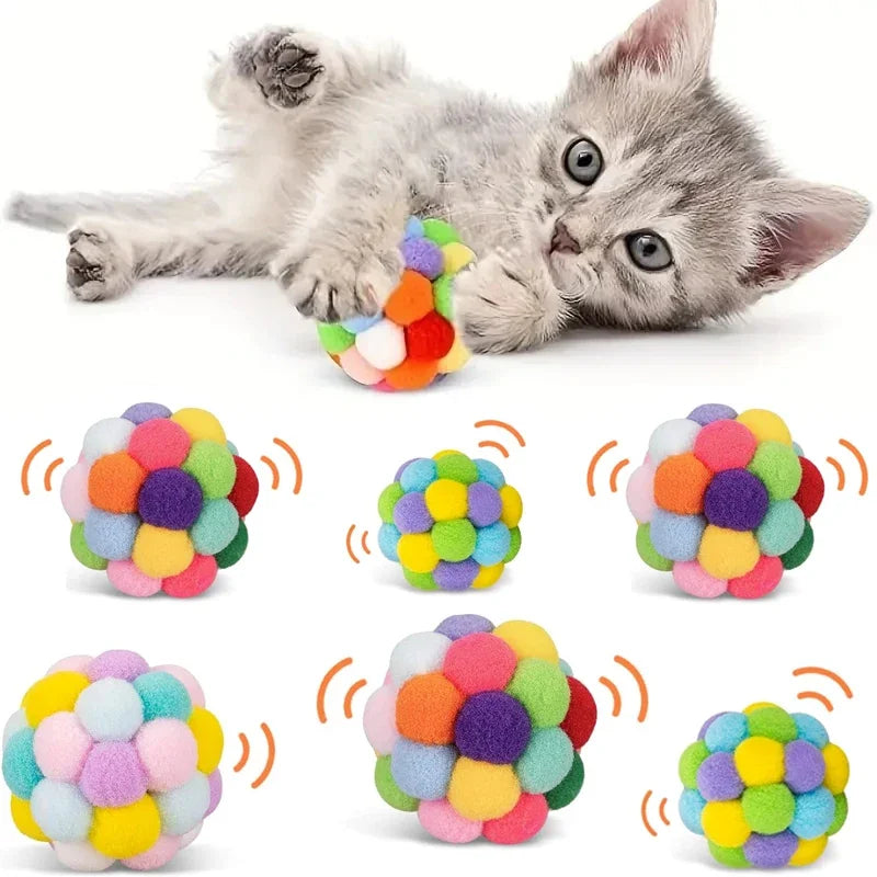 Juguete Para Gatos Bolas Brillantes.