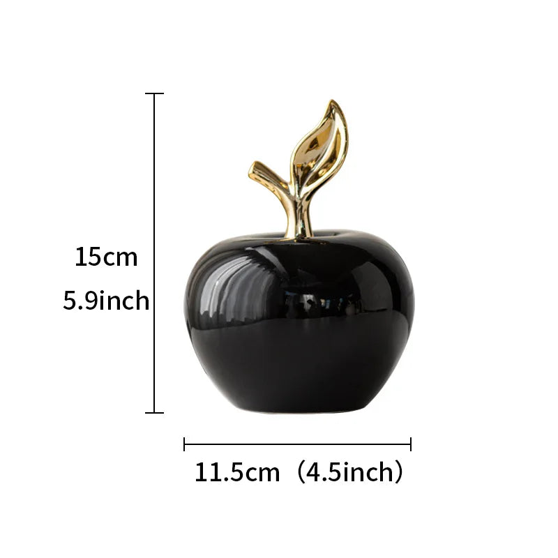 Decoración Manzana Cerámica.