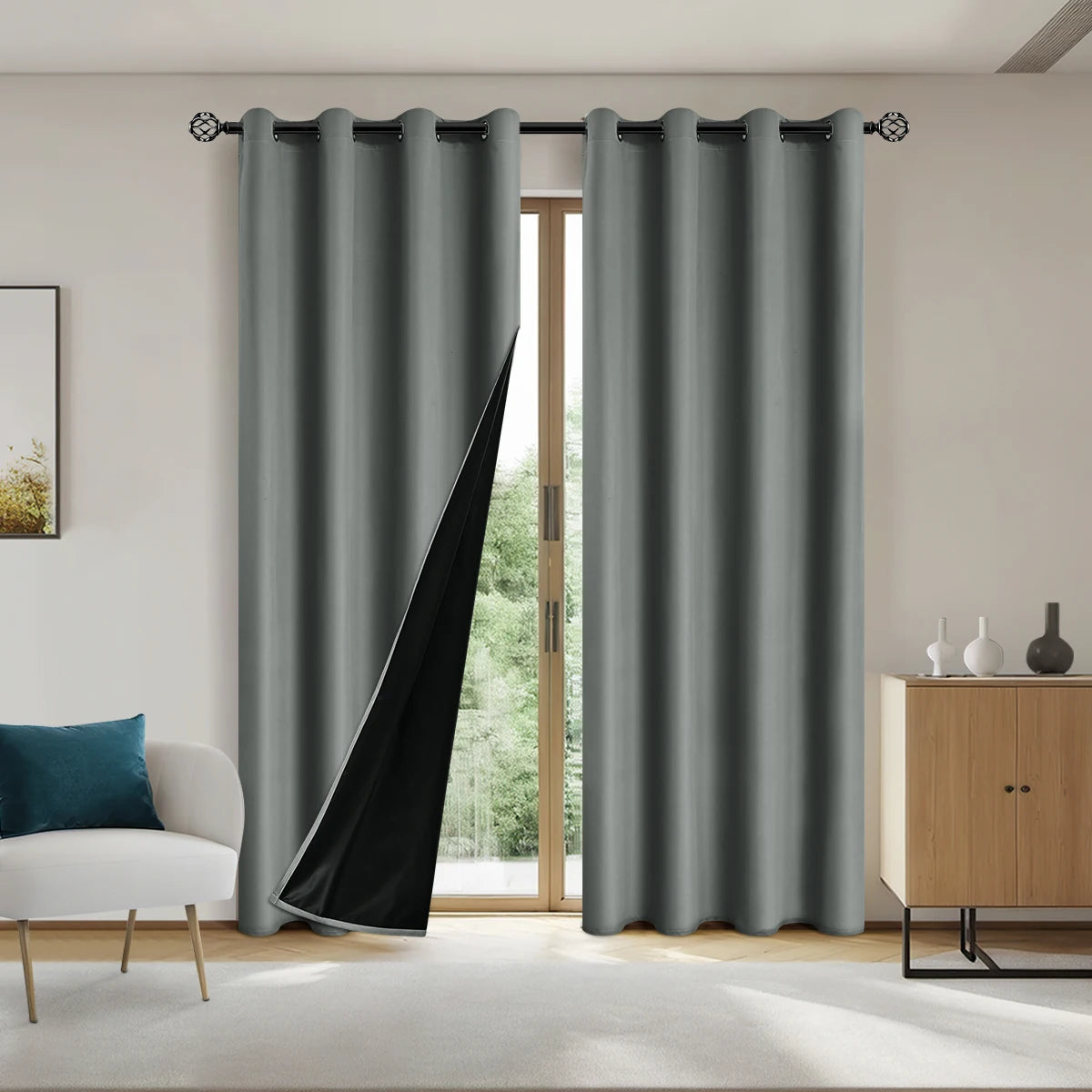 Cortinas Con Ojales.