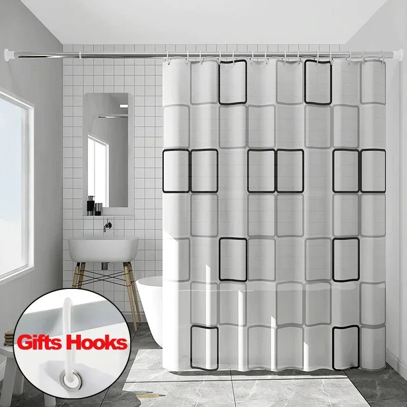 Cortina De Baño Impermeable.