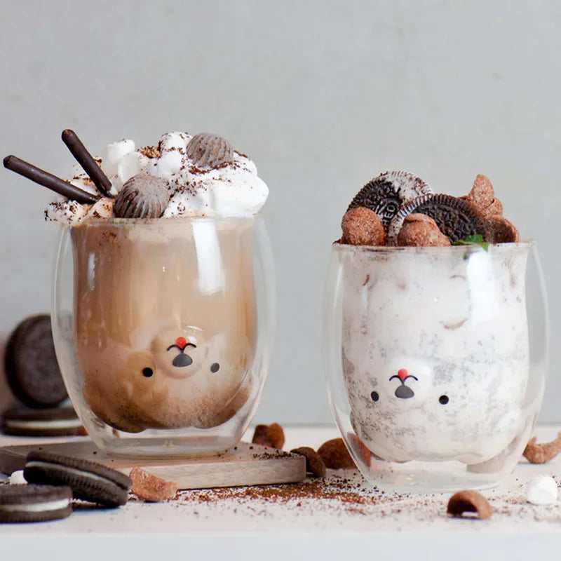 Vaso De Vidrio Doble Pared.