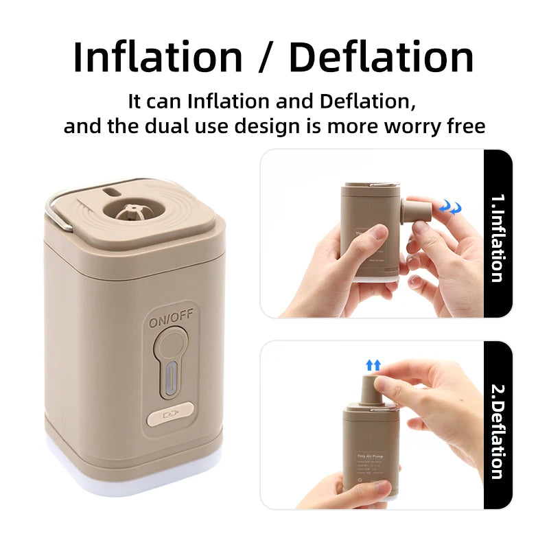 Inflador Portátil Multifuncional.