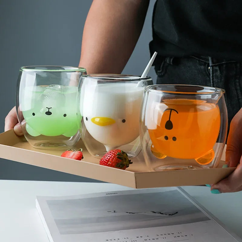 Vaso De Vidrio Doble Pared.