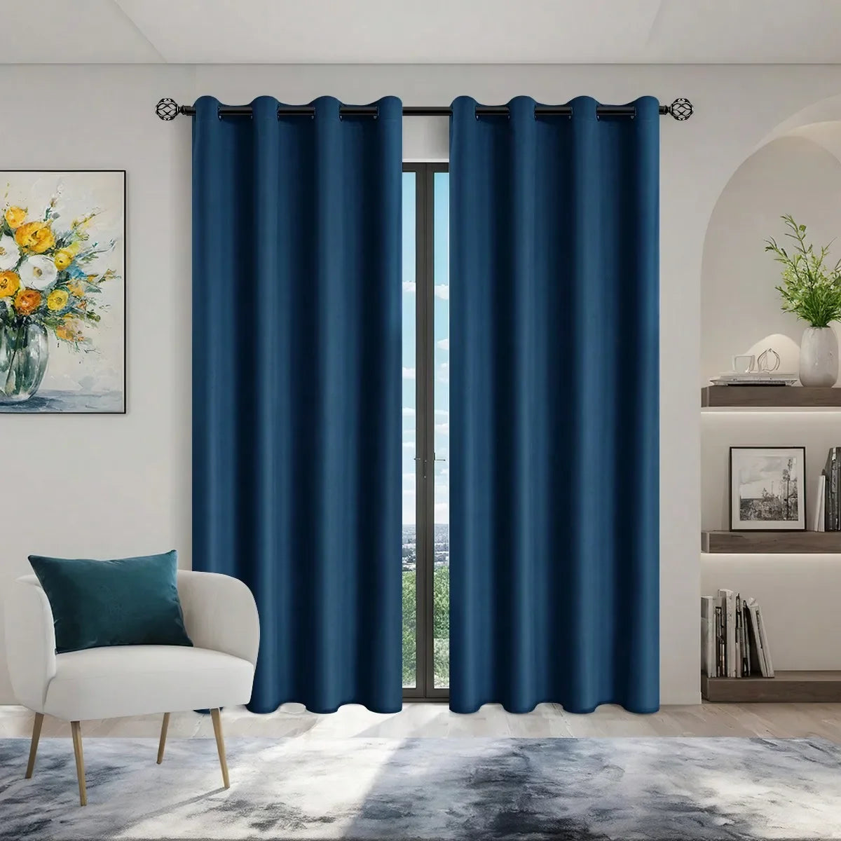 Cortinas Con Ojales.