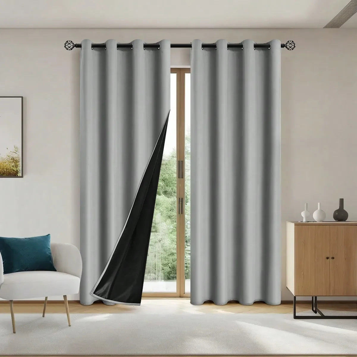 Cortinas Con Ojales.