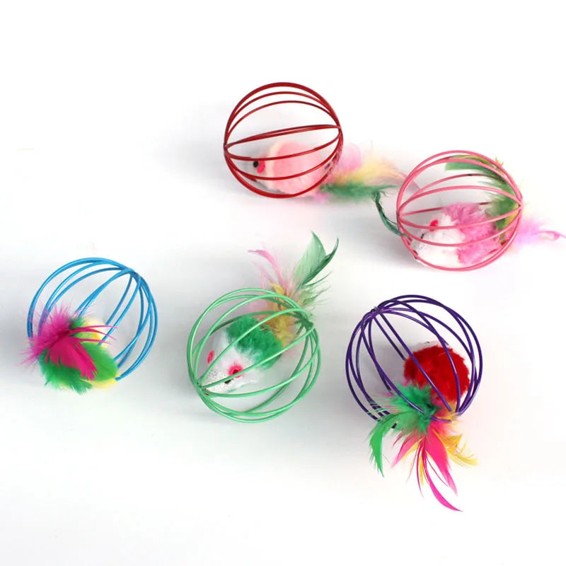 Juguete De Plumas Para Gato.