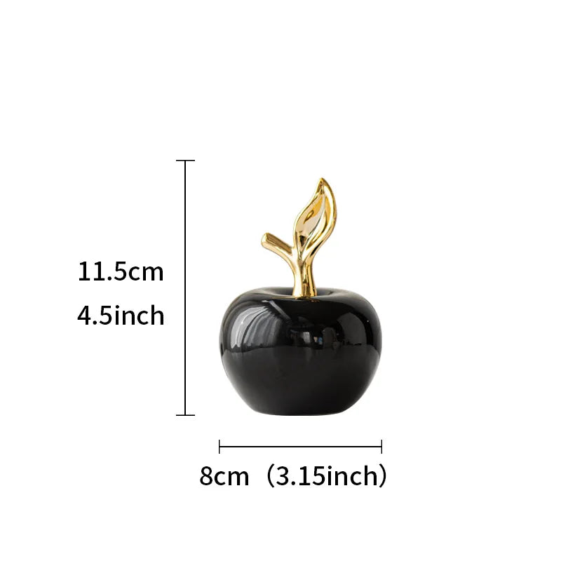 Decoración Manzana Cerámica.