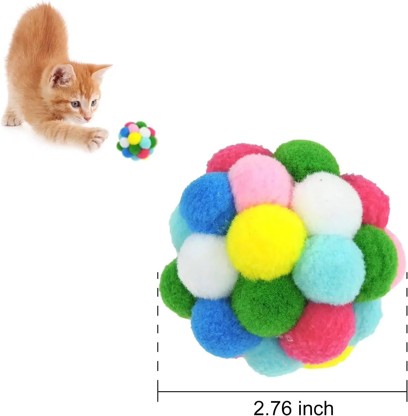 Juguete Para Gatos Bolas Brillantes.