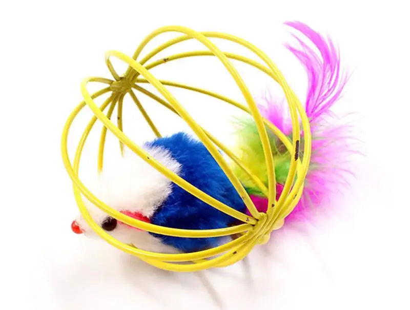 Juguete De Plumas Para Gato.