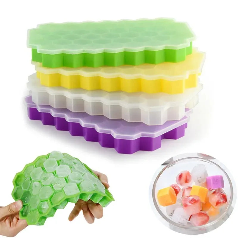 Bandeja Para Hielo Silicona Multifuncional.