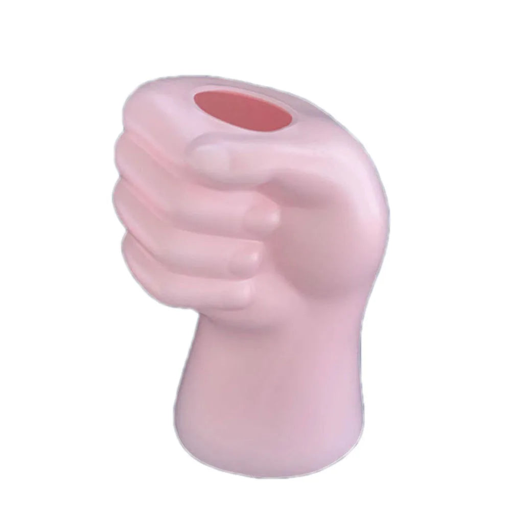 Florero En Forma De Mano.