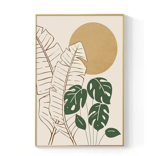 Poster En Lienzo De Flores Clásico.
