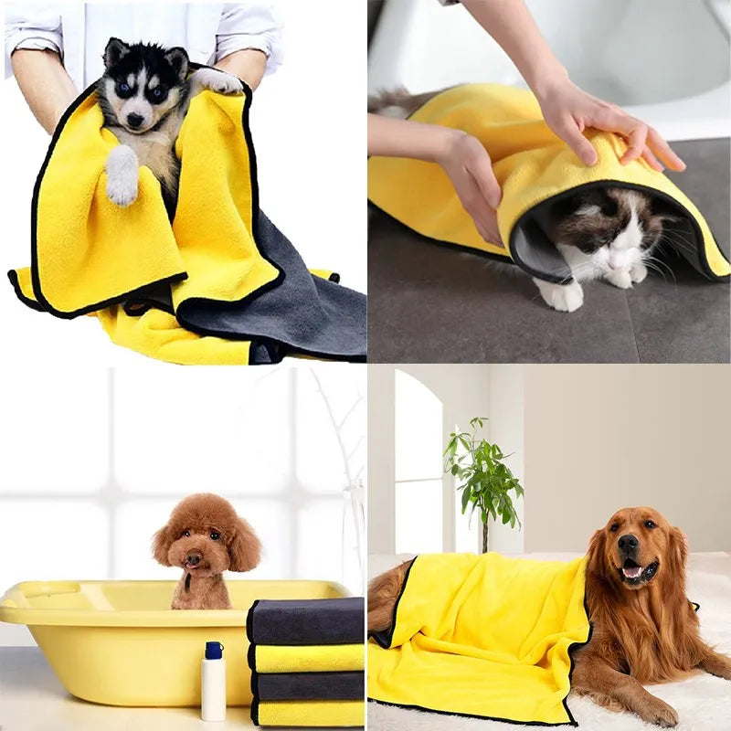 Toalla De Secado Rápido Para Mascotas.