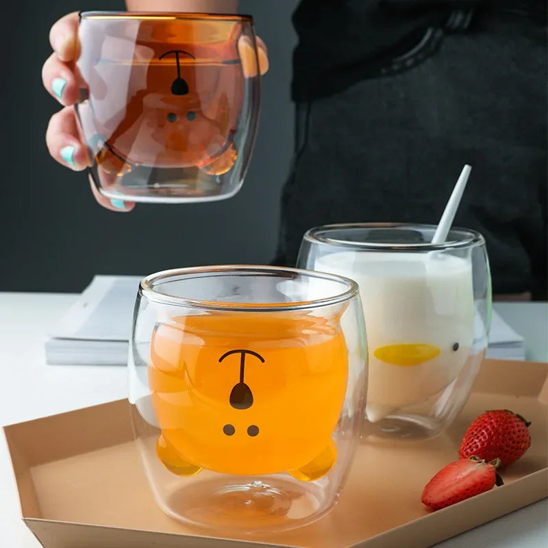 Vaso De Vidrio Doble Pared.