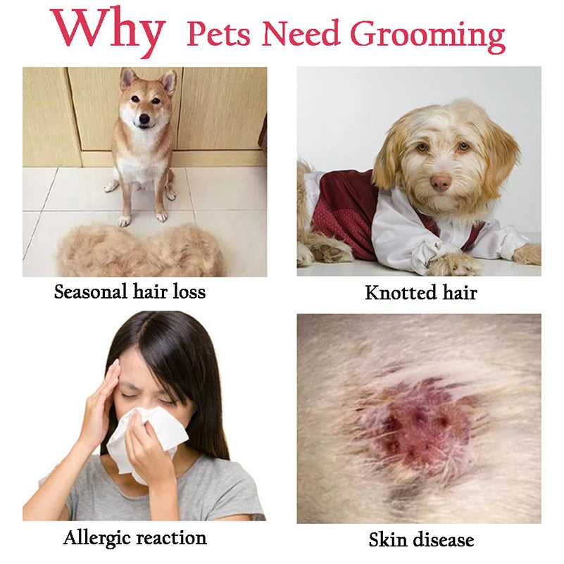 Cepillo Profesional Para Remover El Pelo De Mascotas.
