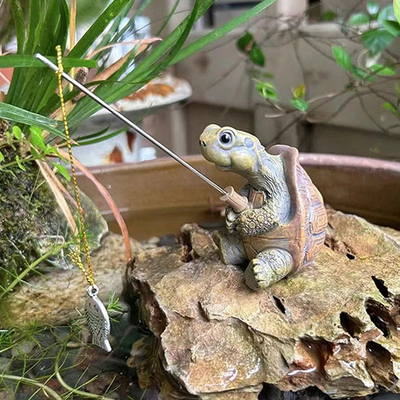 Decoración Para El Jardín Forma De Tortuga.