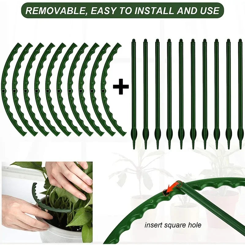 Soporte Para Plantas Semi Circular.