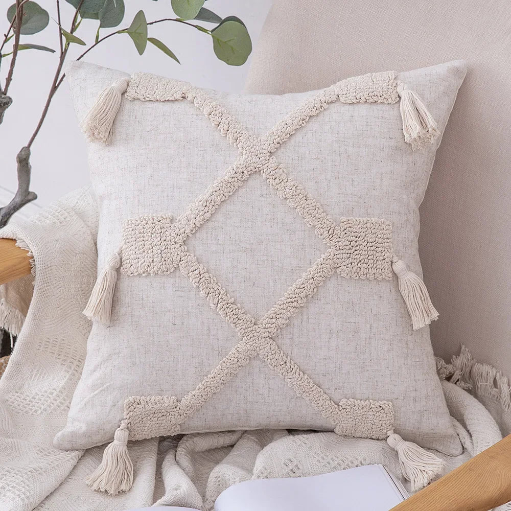 Funda Para Cojín Estilo Étnico.