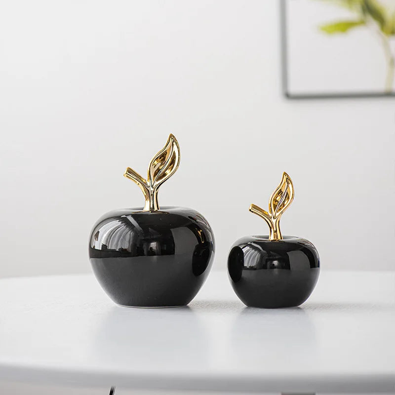 Decoración Manzana Cerámica.