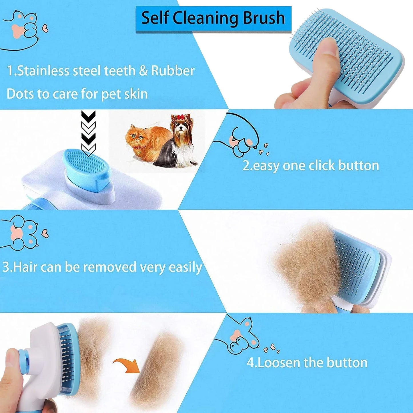 Cepillo Para Remover Pelo De Mascotas.