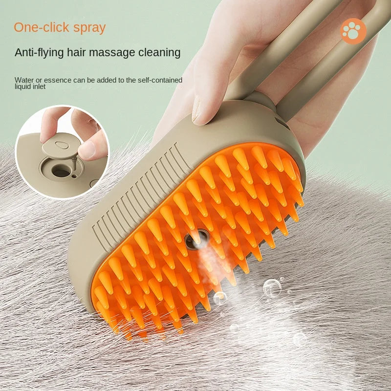 Cepillo Vaporizador Para Mascotas