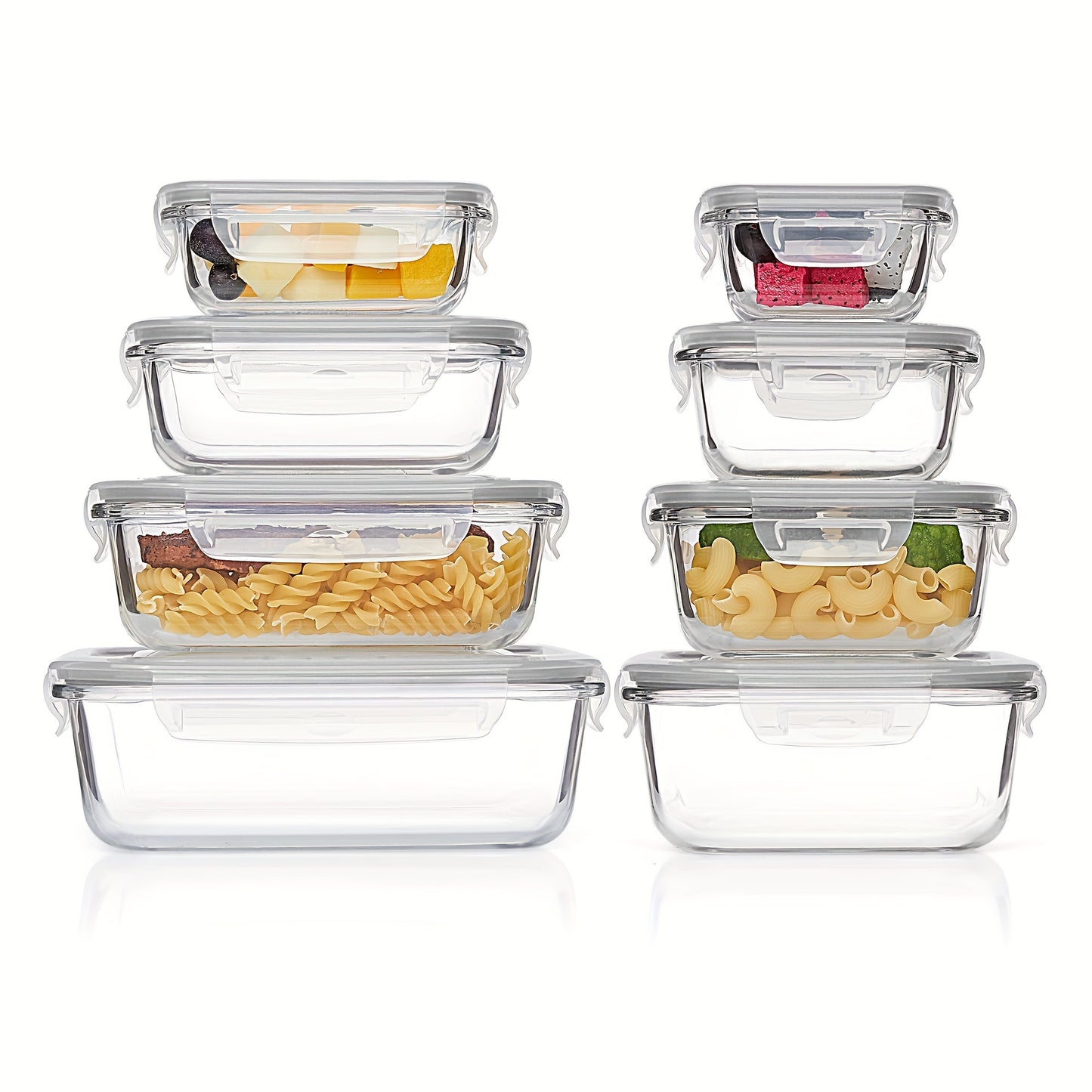 Set De Recipientes Almacenamiento En vidrio.